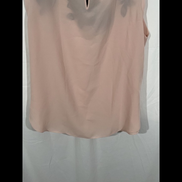 NEW Ann Taylor Pink Sleeveless Chiffon Top Lace XL - Picture 10 of 11